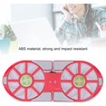 thumbnail image 2 of HUGFEGWE Laptop Cooler Cooling Pad, Portable USB Powered, Red Laptop Cooling Pad, Foldable Notebook Cooler DualFan, Large Air Volume Radiator Heat Sink, with Blue LED Light CA919-85349, 2 of 9