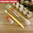 thumbnail image 4 of Dental Disposable Travel Toothbrush Toothpaste Individually New Wrapped, 4 of 7