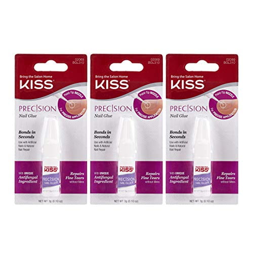 Kiss Pros Choice Precision Nail Glue, 0.10 oz, 2 Pack - Walmart.com