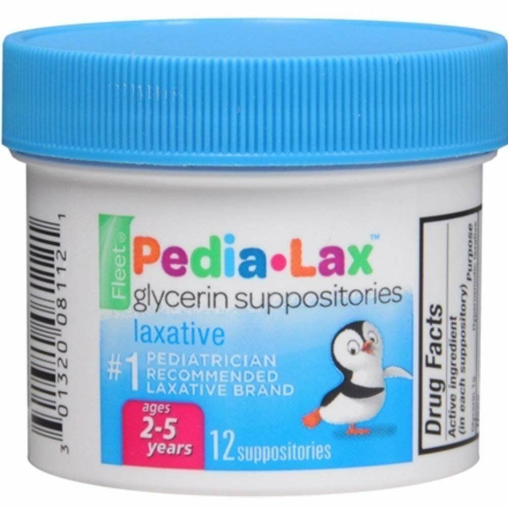 2 Pack Fleet Pedia-Lax Glycerin Suppositories