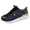 thumbnail image 3 of Willtoo Women's Breathable Color Matching Casual Running Shoes Womens Sneaker Black, 3 of 4