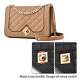 thumbnail image 3 of Fashion women's bags, PU soft leather small square bag, single shoulder crossbody bag-Khaki, 3 of 5