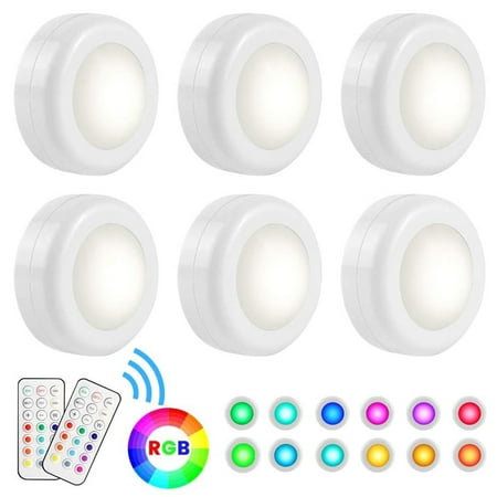 

Dofanfy Wireless Color Changing LED Closet Light With Remote Controls LED Under Cabinet Light