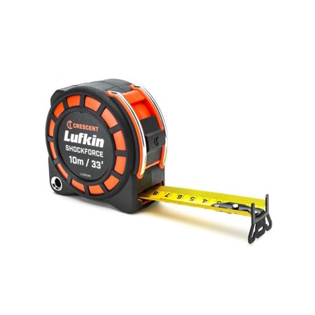 UPC: 0037103328373 | Crescent Lufkin Shockforce Tape Measure Dual Sided 1 3/16 X 10M/33