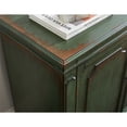 thumbnail image 5 of 65" Heirloom TV Console Wood Accent Cabinet Fully Assembled Green, 5 of 10