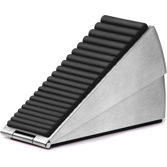 Heavy Duty Door Stopper - Large Door Stoppers for Bottom of Door, 3 in Tall Door Stop Wedge Suits Any Heavy Door