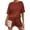 CK43_Vermilion, variant on Lumtrix Two Piece Sets for Women Dressy Casual Ribbed Knit Short Sleeve Top Matching Shorts Lounge Set 2026 Summer Outfits Wine 2XL