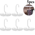 thumbnail image 1 of Bangcool Tie Hook Multipurpose Twirl Plastic Scarf Organizer Tie Rack Holder for Closet, 1 of 10