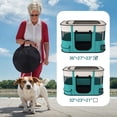 thumbnail image 3 of Foldable Pet Playpen for Dogs & Cats, Portable Dog Crate with Carrying , Spacious Indoor Outdoor Travel Kennel, 3 of 6