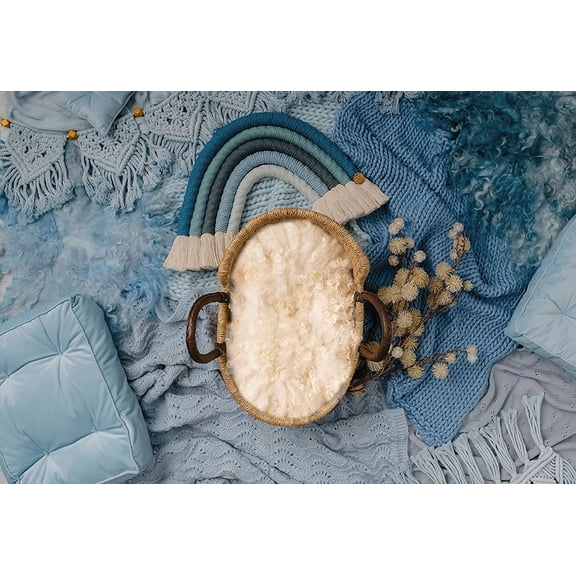 Mehofond Newborn Swaddle Photography Backdrop Birthday Sweet Baby Shower Infant Portrait Background Photo Studio Props