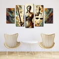 thumbnail image 2 of Cuadro decorativo para abogados Cuadros Abigail Diosa de la Justicia 5 piezas moderno elegante, 2 of 5