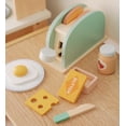 thumbnail image 2 of Set de tostadora de madera Pretend Play de MIKNEKE para niños, 2 of 5