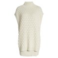 thumbnail image 3 of Vestido Conjunto de falda dividida con jersey de punto de cable para mujer Casual Y2K Party Clubwear Ygjytge Beige T L para Mujer, 3 of 7
