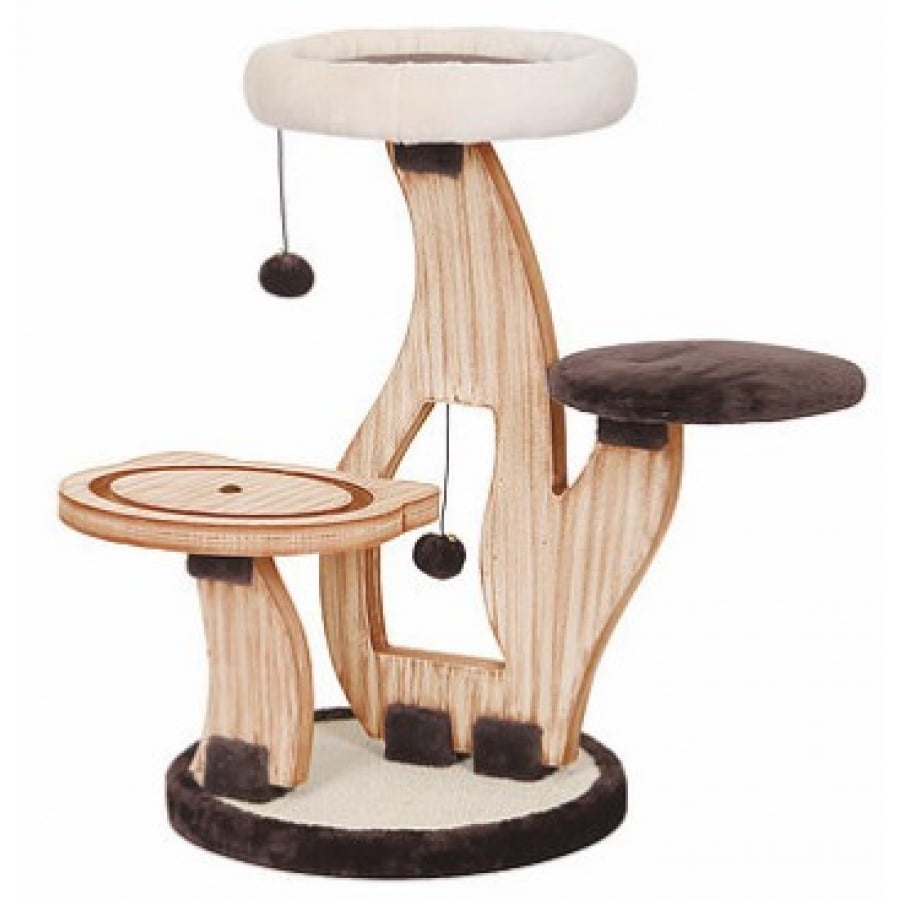 Pet Pals Lily Pad Natural Wood Cat Tree (2 Pack)