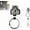 G, variant on Multiuse Key Holder For Belt Men Accessory Metal Keychain With Letter Design