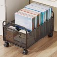 thumbnail image 2 of simhoa Mesh Rolling File Cart Mesh Hanging File Organizer for Crafts Handbag Office S S, 2 of 8