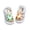 Light Gray, variant on Baby Boys Girls Summer Sandals Cute Bear Light up Non Slip Soft Lightweight Newborn First Walking Shoes