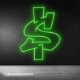 thumbnail image 2 of Glowneon Dollar Art Neon Sign, Dollar Led Sign, Dollar Wall Decor, 2 of 4