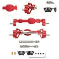 thumbnail image 6 of Model Car Axle 1/10 Front and Rear Axle Set Metal Replacement Sturdy Metal Parts for RC Crawler and Climbing Car, 6 of 9