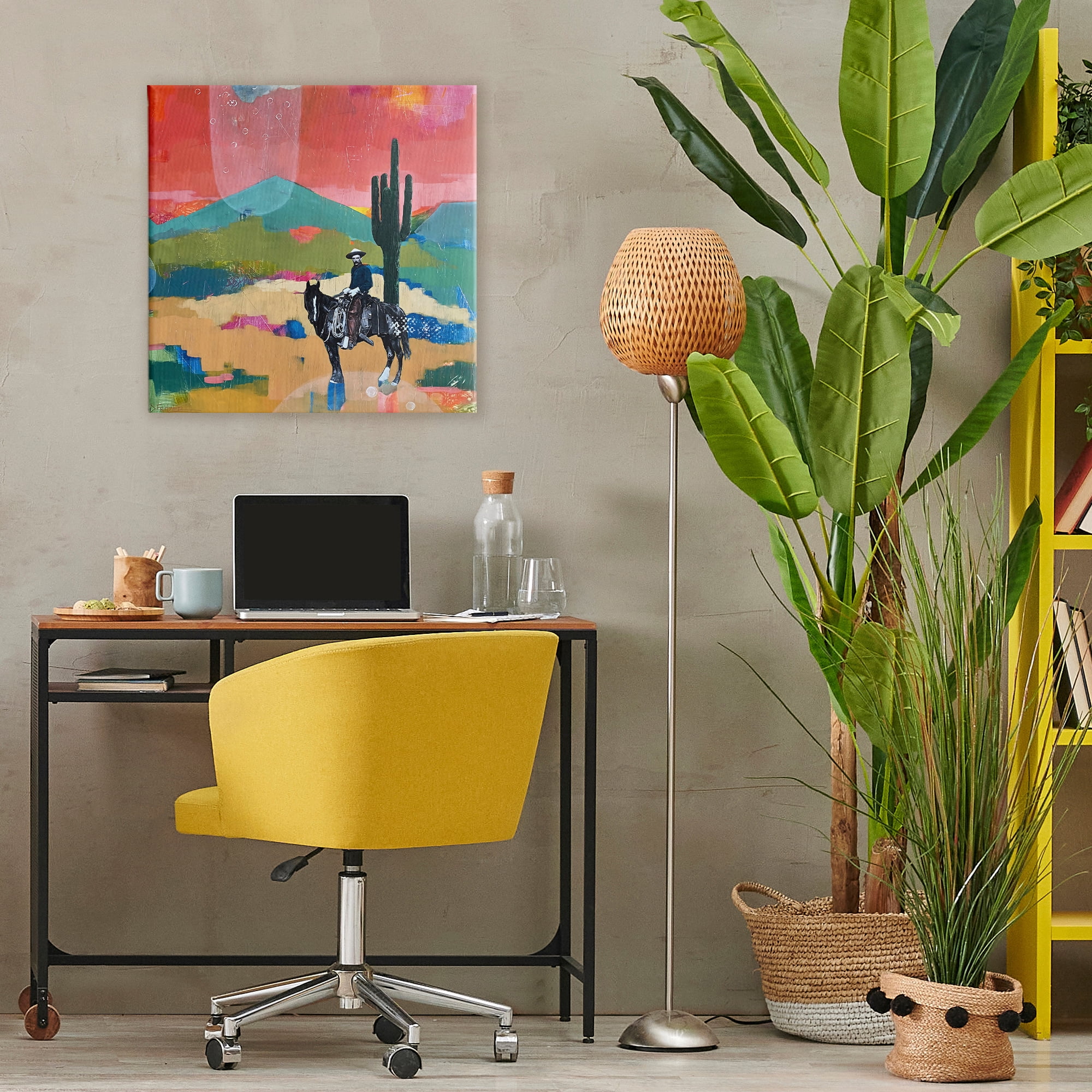Stupell Industries I Used To Be A Cowboy Canvas Wall Art, design by Dianna Fritzler