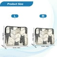 thumbnail image 4 of FORMRS 15-15.6 inch Laptop Sleeve Case Soft Carrying Quilted Computer Bag Cover, White Cute Cats, 4 of 7