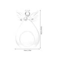 thumbnail image 2 of OATIPHO Clear Glass Vase Angel Shaped for Home Decoration Transparent Creative Ornament, 2 of 8
