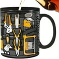 thumbnail image 5 of Toolbox Coffee Mug-11 Oz Funny Ceramic Cup With Tool Box Design Creativity Auto Mechanical Set Tea Mug Car Pattern Cup for Men Dad Husband Handyman Mechanic, 5 of 9