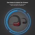 thumbnail image 4 of IPX8 Waterproof Sports Headphone Swimming Rear Hanging Bluetooth Earphone with 8G MemoryRed, 4 of 4