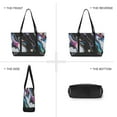thumbnail image 6 of FORMRS Canvas Laptop Tote Bag for Women with 15.6" Computer Compartments Shoulder Handbag, Black, 6 of 7