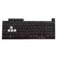 thumbnail image 2 of Seitruly Teclados retroiluminados, diseño español, teclado negro para portátil, Toetsenbord, reemplazo de retroiluminación para ROG strix Juegos de teclado y mouse para computadora, 2 of 6