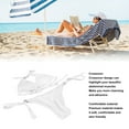 thumbnail image 3 of Traje de baño de 2 piezas para mujer conjunto de bikini con cuello halter entrecruzado elegante agradable para la piel con lazo lateral transpirable para exteriores para el ANGGREK Otros, 3 of 7