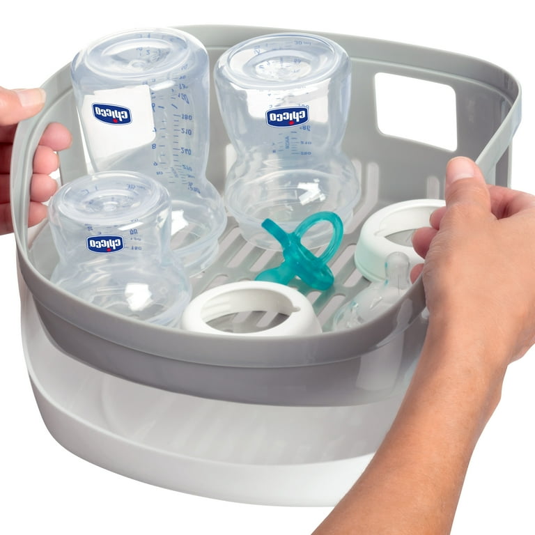 Chicco Microwave Steam Sterilizer for Baby Bottles Nipples