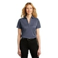 thumbnail image 5 of Port Authority  Ladies Heathered Silk Touch  Performance Polo. LK542 - XL Shadow Grey Heather, 5 of 8