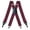 Wine, variant on MOJOGO Men's Vintage Suspenders Adjustable X Back Braces Heavy Duty Suspenders for Work or Casual Wear Dark Gray Free Size