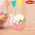 thumbnail image 3 of Up to 65% off Easter Ornaments Easter Bunny Carrot Quadrilateral Folding Cookies Packaging Carton Candy Chocolate Gift Box 10 PCs/Pack, 3 of 6