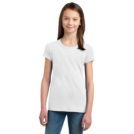 District DT5001YG Girls Concert T-Shirt - White - (Best Concert T Shirts)