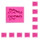 thumbnail image 2 of Moyic Molde para pasteles Molde para hornear de silicona Antiadherente Resistente al calor Molde para hacer fondant en relieve, Tipo 4 4# 10piezas Moyic CBP155094, 2 of 6