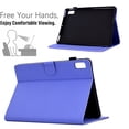 thumbnail image 3 of Case for Lenovo Tab M9 9.0" 2023, Carbon Fiber Pattern Premium PU Leather Wallet Stand Protective Auto Sleep Wake Cover with Pen Slot for Lenovo Tab M9 9.0" 2023, Purple, 3 of 6