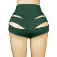 thumbnail image 6 of Endives Womens Fitness Short Stretch Hollow out Elastic High Waist Casual Shorts Hot Short Sport Yoga Short, 6 of 6
