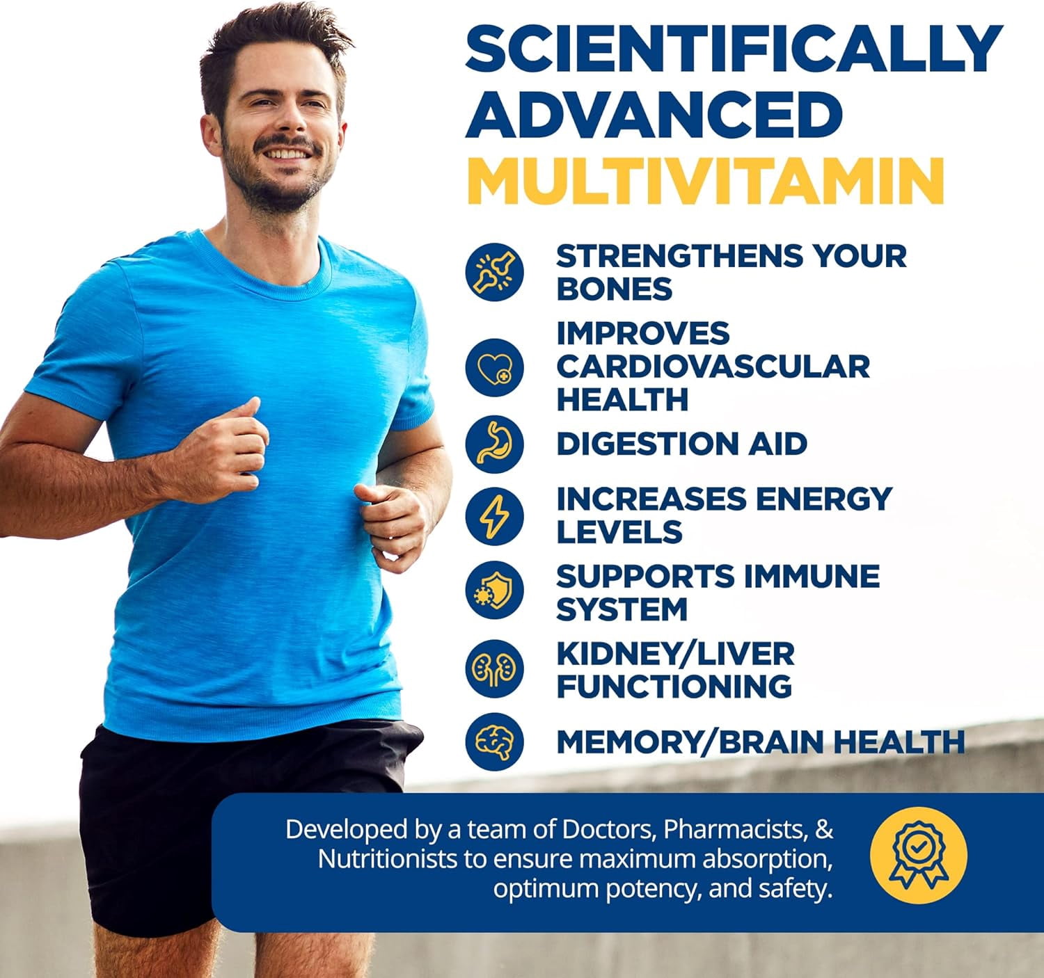 LifeSource Vitamins Whole Food Daily Multivitamin & Minerals with 71 All Natural Ingredients, Probiotics, Digestive Enzymes, 360 Tablets