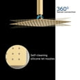 thumbnail image 6 of Boyel Living 10 inches Rain Shower System Ceiling Mount Dual Shower Heads with Adjustable Handheld Shower Brushed Gold, 6 of 10