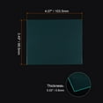 thumbnail image 2 of Uxcell 10pack Welding Helmet Outer Lens 4.07"x3.49"x0.03" for Darkening Welding Filter, 2 of 6