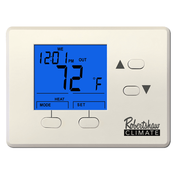 Robertshaw New RS1100-72 1H Programmable Thermostat w/ 72F Max, Replacement for 200-503 Battery
