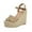 Beige, variant on asdoklhq Platform Sandals Clearance,Women Shoes Casual Peep Toe High Wedge Heels Ankle Strap Roman Retro Rustic Straw Rope Sandals