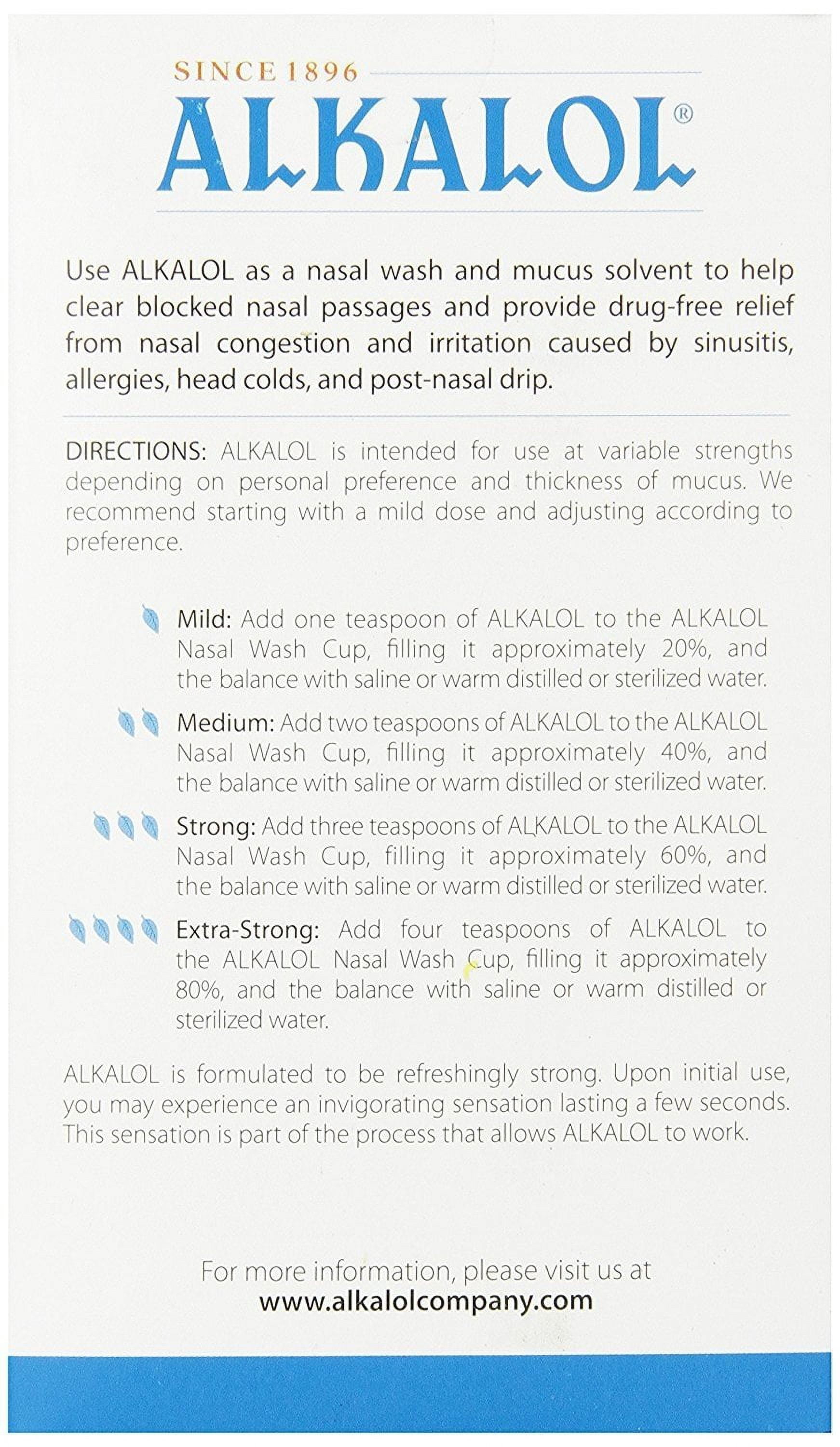 Alkalol Nasal Wash Kit 16 oz
