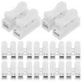thumbnail image 2 of Miangastore 55pcs Push Quick Wire Cable Connector 2 Pin Spring Wire Connectors Electrical Cable Connectors Block For Lighting Electrical And Automotive Wiring Electricity, 2 of 9