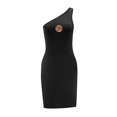 thumbnail image 4 of Vestido de mujer con hombros descubiertos, trajes de primavera, minivestido ligero y transpirable para XL, 4 of 7