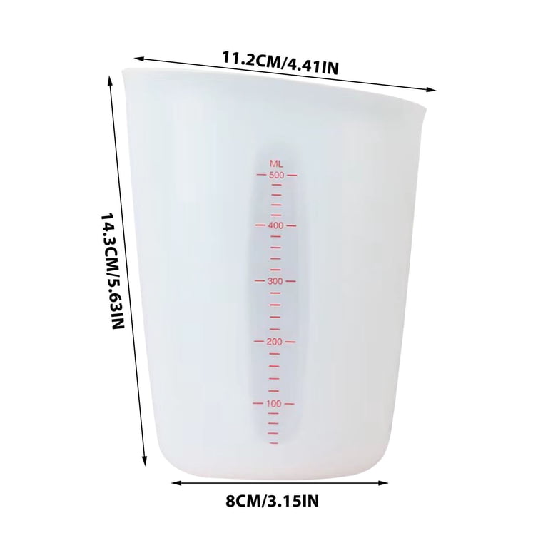 Measuring Cup, 500ml Double Scale Baking Measuring Cup, High ...