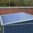 thumbnail image 6 of GangMei Metal Outdoor Storage Shed with Lockable Door, 72.83" x 48.43" x 35.63", Blue, 6 of 7
