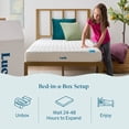 thumbnail image 6 of Lucid Refresh Full Tight Top 6" Medium Firm Memory Foam Mattress with Gel Infusion and Ventilation, 6 of 14